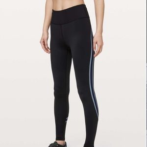 *Like New* LULULEMON Run Crew black leggings